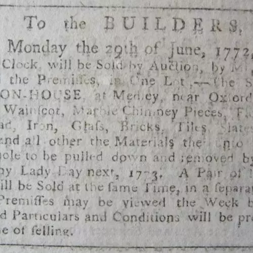 joj 13 june 1772  builders