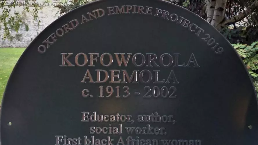 ademola plaque