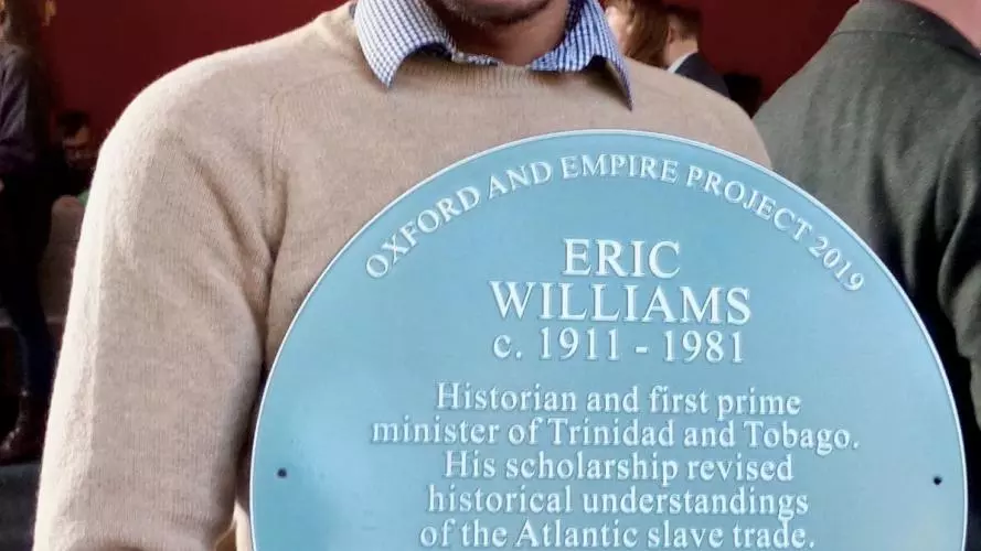 peters with williams plaque