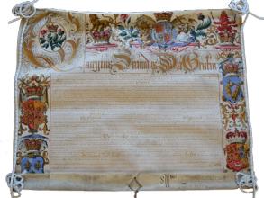 letters patent of George II 1728 - Oxford University Archives 